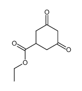 Cyclohexanecarboxylic acid, 3,5-dioxo-, ethyl ester Structure