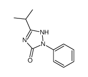 3-Isopropyl-1-phenyl-1H-1,2,4-triazol-5(4H)-one结构式