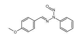 4-methoxy-benzaldehyde-(nitroso-phenyl-hydrazone) Structure