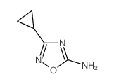 1,2,4-Oxadiazol-5-amine,3-cyclopropyl-(9CI) structure