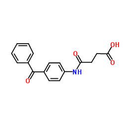 4-[(4-Benzoylphenyl)amino]-4-oxobutanoic acid Structure