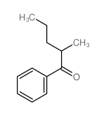 1-Pentanone,2-methyl-1-phenyl- structure