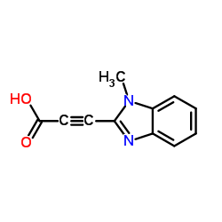 2-Propynoic acid,3-(1-methyl-1H-benzimidazol-2-yl)- picture