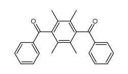 1,4-dibenzoyl-2,3,5,6-tetramethyl-benzene Structure