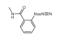 N-Methyl-o-azido-benzamid结构式
