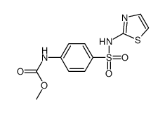 methyl N-[4-(1,3-thiazol-2-ylsulfamoyl)phenyl]carbamate Structure