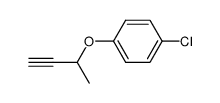 p-Chlorphenyl-1-methylpropargylether Structure