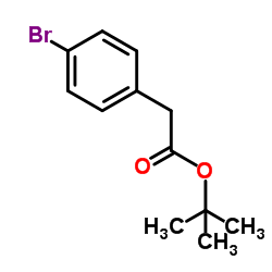 2-Methyl-2-propanyl (4-bromophenyl)acetate Structure