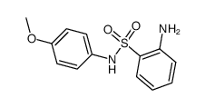 2-amino-N-(4-methoxyphenyl) benzenesulfonamide结构式