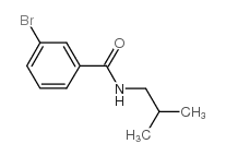 3-bromo-N-(2-methylpropyl)benzamide structure