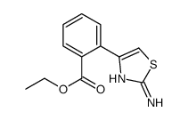 ETHYL 2-(2-AMINO-1,3-THIAZOL-4-YL)BENZENECARBOXYLATE Structure