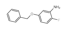 5-苄氧-2-氟苯胺结构式