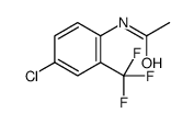 N-(4-Chloro-2-trifluoromethyl-phenyl)-acetamide结构式