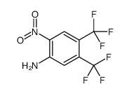 2-Nitro-4,5-bis(trifluoromethyl)benzenamine结构式