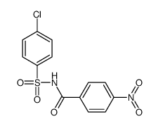 N-(4-chlorophenyl)sulfonyl-4-nitrobenzamide Structure
