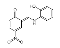 6-[(2-hydroxyanilino)methylidene]-4-nitrocyclohexa-2,4-dien-1-one Structure