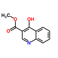 Methyl 4-hydroxy-3-quinolinecarboxylate Structure