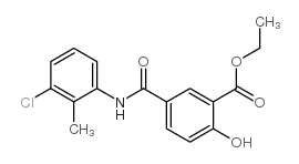 ethyl 5-[(3-chloro-2-methyl-phenyl)carbamoyl]-2-hydroxy-benzoate picture
