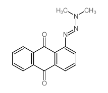 1-dimethylaminodiazenylanthracene-9,10-dione Structure