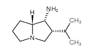 1H-Pyrrolizin-1-amine,hexahydro-2-(1-methylethyl)-,(1R,2R,7aR)-(9CI) Structure