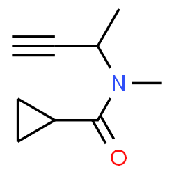 Cyclopropanecarboxamide, N-methyl-N-(1-methyl-2-propynyl)- (9CI) picture