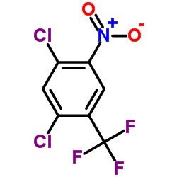 2,4-Dichloro-5-nitrobenzotrifluoride structure