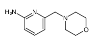 6-(morpholin-4-ylmethyl)pyridin-2-amine结构式