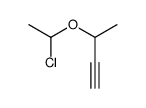 3-(1-chloroethoxy)but-1-yne结构式