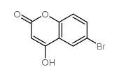 6-bromo-4-hydroxycoumarin structure