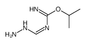 propan-2-yl N'-methanehydrazonoylcarbamimidate结构式