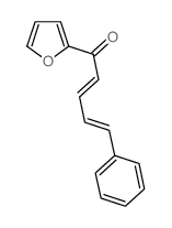 1-(2-furyl)-5-phenyl-penta-2,4-dien-1-one结构式