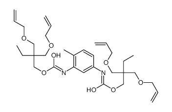 bis[2,2-bis[(2-allyloxy)methyl]butyl] (4-methyl-1,3-phenylene)dicarbamate结构式