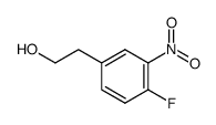 2-(4-fluoro-3-nitro-phenyl)-ethanol结构式