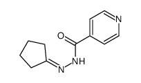 N-(cyclopentylideneamino)pyridine-4-carboxamide Structure