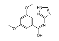 3,5-dimethoxy-N-(1H-1,2,4-triazol-5-yl)benzamide结构式