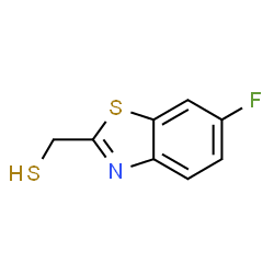 2-Benzothiazolemethanethiol,6-fluoro-(9CI)结构式