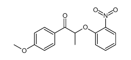 1-(4-methoxyphenyl)-2-(2-nitrophenoxy)propan-1-one Structure