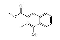 methyl 4-hydroxy-3-methylnaphthalene-2-carboxylate结构式