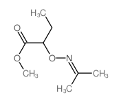 methyl 2-(propan-2-ylideneamino)oxybutanoate structure