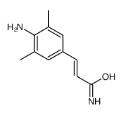 3-(4-amino-3,5-dimethylphenyl)prop-2-enamide Structure