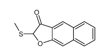 2-methylsulfanylbenzo[f][1]benzofuran-3-one结构式