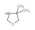 4,4-DIMETHYLOXAZOLIDINE structure