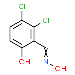 2,3-Dichloro-6-hydroxybenzaldehyde oxime结构式