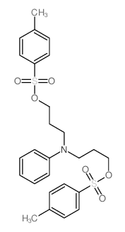 1-Propanol,3,3'-(phenylimino)bis-, bis(4-methylbenzenesulfonate) (ester) (9CI) Structure