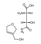 Nδ-[2,5-Dihydro-3-(hydroxymethyl)furan-2-yl]-4-hydroxy-L-glutamine结构式