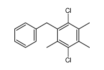 2,4,5-trimethyl-3,6-dichlorodiphenylmethane Structure