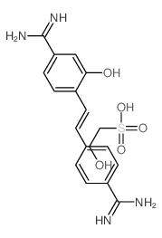 2-Hydroxystilbamidine diisethionate Structure