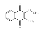 1,4-Naphthalenedione,2-methoxy-3-methyl- Structure