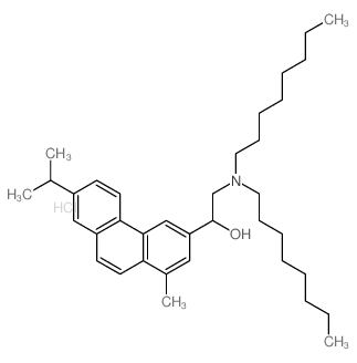 2-(dioctylamino)-1-(1-methyl-7-propan-2-yl-phenanthren-3-yl)ethanol结构式