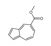 5-Azulenecarboxylic acid methyl ester结构式